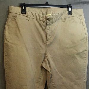 FADED GLORY women’s pants  sz 16P  khaki